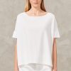 Donna - Primavera Estate Transit | T-Shirt Oversize In Jersey Di Cotone Stretch Con Scollo A Barchetta