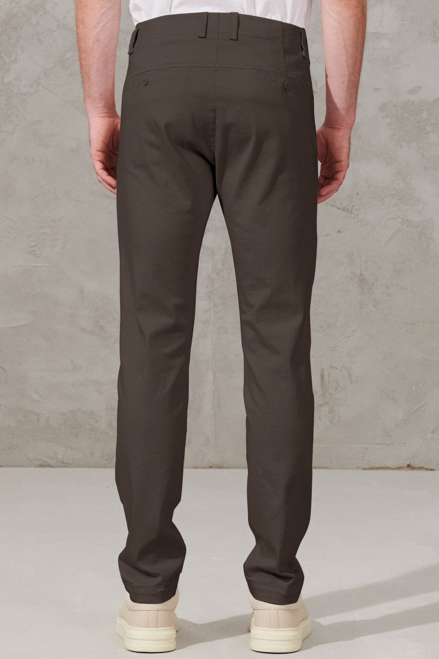 Uomo - Primavera Estate Transit | Pantalone Chino Regular-Fit In Cotone Stretch