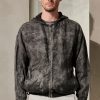 Uomo - Primavera Estate Transit | Giubbino Reversibile Oversized Zippato Effetto Taidai Di Lino A Quadri Esterno E Sfumato Interno