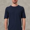 Uomo - Primavera Estate Transit | T-Shirt Loose-Fit In Jersey Di Cotone Fiammato Con Inserto In Maglia