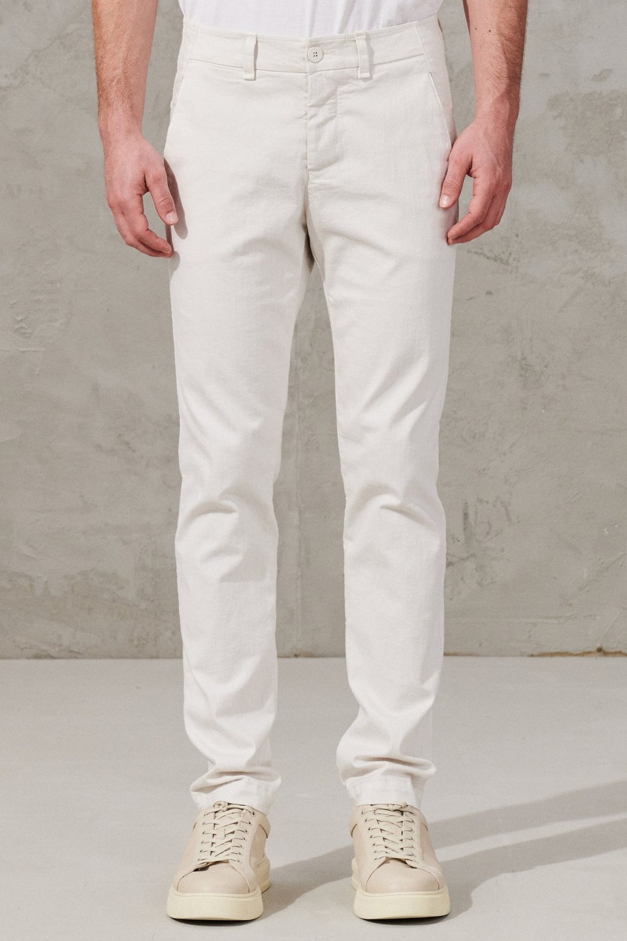 Uomo - Primavera Estate Transit | Pantalone Chino Regular-Fit In Cotone Stretch