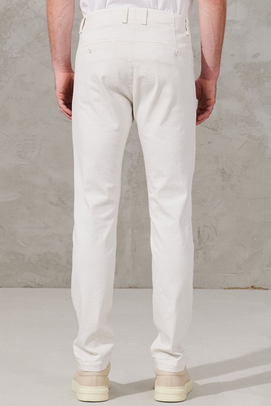 Uomo - Primavera Estate Transit | Pantalone Chino Regular-Fit In Cotone Stretch