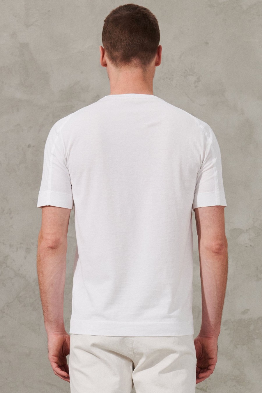 Uomo - Primavera Estate Transit | T-Shirt Girocollo Regular-Fit In Jersey Di Cotone. Bordo Collo In Maglia